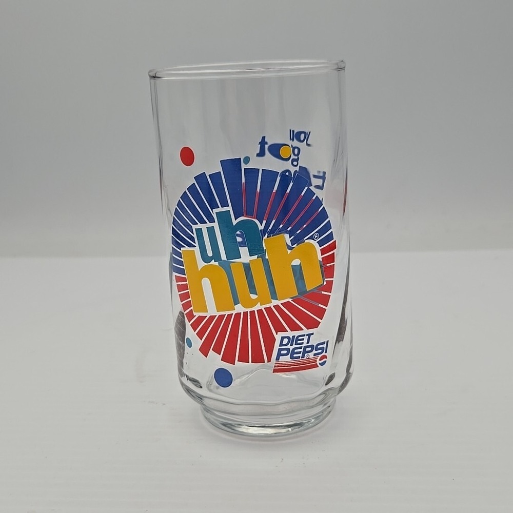 Vintage Diet Pepsi Glass - You Got The Right One Baby Uh Huh - Ray Charles Cup‎